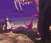 yuuna fighting the black viper